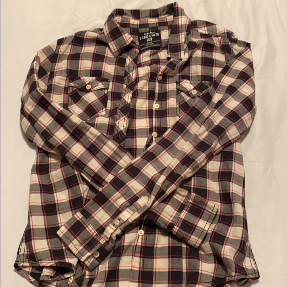 Pink and Grey Flannel